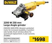 Dewalt 2200W 230mm Large Angle Grinder DWE492