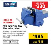 Eclipse 100mm Pipe Jaw Workshop Vice