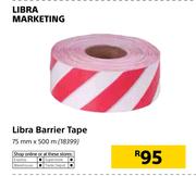 Libra Barrier Tape 75mm x 500m