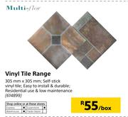 Multi Flor Vinyl Tile Range 305mm x 305mm-Per Box