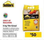 Builders 5kg Tile Grout