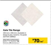 Gala Tile Range 330mm x 330mm-Per Sqm