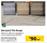 Barnyard Tile Range 400mm x 400mm-Per Sqm