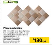 Porcelain Mosaic 300mm x 300mm-Per pk