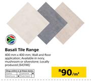 Basali Tile Range 400mm x 400mm-Per Sqm