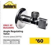 Builders Angle Regulating Valve