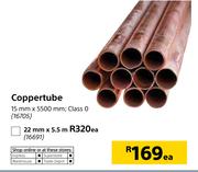 Coppertube 22mm x 5.5m-Each