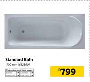 1700mm Standard Bath