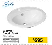 Solo Bakoven Drop In Basin White
