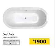 1800mm Oval Bath