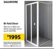 Salvatore Bi-Fold White Door 900mm x 1850mm