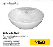 Splashworks Gabriella Basin