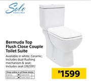 Solo Bermuda Top Flush Close Couple Toilet Suite