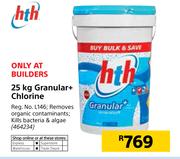 hth 25kg Granular + Chlorine
