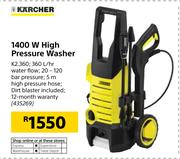 Karcher 1400W High Pressure Washer K2 360