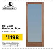 Swartland Full Glass Hardwood Door FC9 PD3