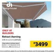 Designhouse Retract Awning 3.95m x 2.5m