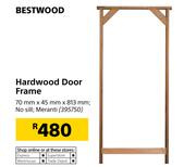 Bestwood Hardwood Door Frame 70mm x 45mm x 813mm