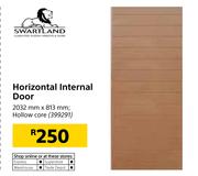 Special Swartland Horizontal Internal Door 2032mm X 813mm
