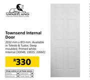 Swartland Townsend Internal Door 2032mm x 813mm