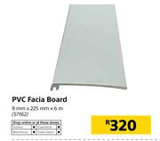 PVC Facia Board 9mm x 225mm x 6m