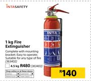 Intasafety 1kg Fire Extinguisher
