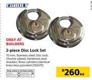 Cobolt 2 Piece Disc Lock Set-Each
