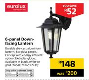 Eurolux 6 Panel Down Facing Lantern