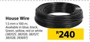 House Wire 1.5mm x 100m 