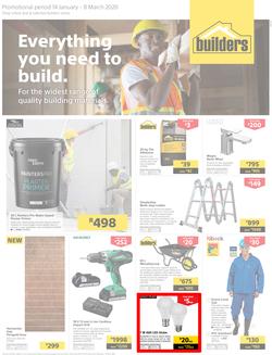 Builders Inland : Everything You Need To Build (14 Jan - 8 March 2020), page 1
