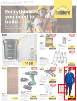Builders Inland : Everything You Need To Build (14 Jan - 8 March 2020), page 1