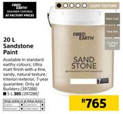 Fired Earth 20L Sandstone Paint
