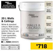 Fired Earth 5L Walls & Ceilings