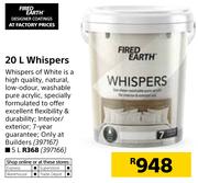 Fired Earth 20L Whispers