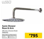 Lusso Savio Shower Rose & Arm