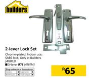Builders 2-Lever Lock Set