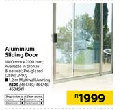 Aluminium Sliding Door-1800mm x 2100mm