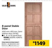 Solid Doors 8 Panel Stable Door 2032mm X 813mm
