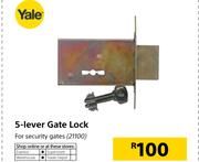 Yale 5-Lever Gate Lock