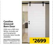 Caroline Grooved Barn Door 2100mm X 920mm
