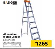 Badger Aluminium 8 Step Ladder-2.4m