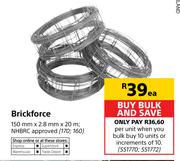 Brickforce-150mm x 2.8mm x 20m Each