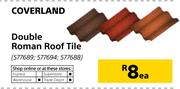 Coverland Double Roman Roof Tile-Each