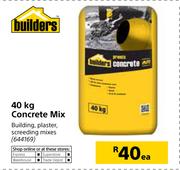 Builders Concrete Mix-40Kg Each