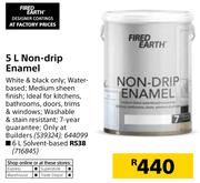 Fired Earth 6L Non-Drip Enamel Solvent-Based