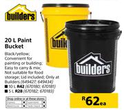 Builders 20L Paint Bucket