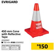 Evrigard 750mm Cone with Reflective Tape