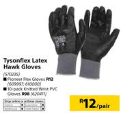 Tysonflex Latex Hawk Gloves