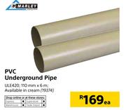 Marley PVC Underground Pipe