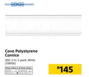 Edge Cove Polystyrene Cornice 